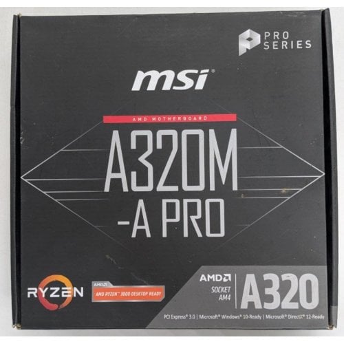 Материнская плата MSI A320M-A PRO (sAM4, AMD A320) (Восстановлено продавцом, 923846) купить в Украине | Telemart фото