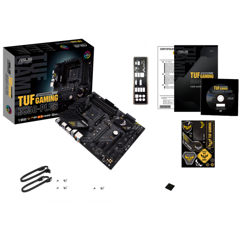 Уцінка материнська плата Asus TUF GAMING B550-PLUS (sAM4, AMD B550) (Розкрита упаковка, 923862) купити в Україні | Telemart фото