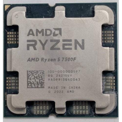Процесор AMD Ryzen 5 7500F 3.7(5.0)GHz 32MB sAM5 Tray (100-000000597) (Відновлено продавцем, 923874) купити в Україні | Telemart фото