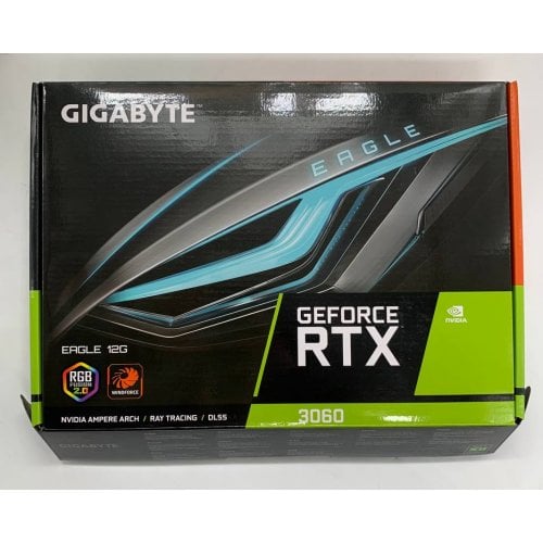 Відеокарта Gigabyte GeForce RTX 3060 EAGLE 12288MB (GV-N3060EAGLE-12GD 2.0) (Відновлено продавцем, 923885) купити в Україні | Telemart фото