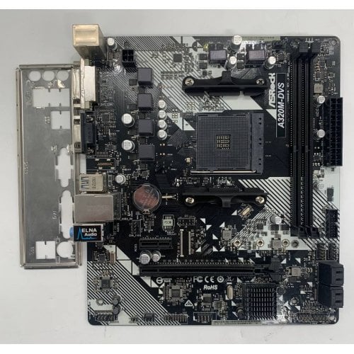 Материнская плата AsRock A320M-DVS R4.0 (sAM4, AMD A320) (Восстановлено продавцом, 923937) купить в Украине | Telemart фото