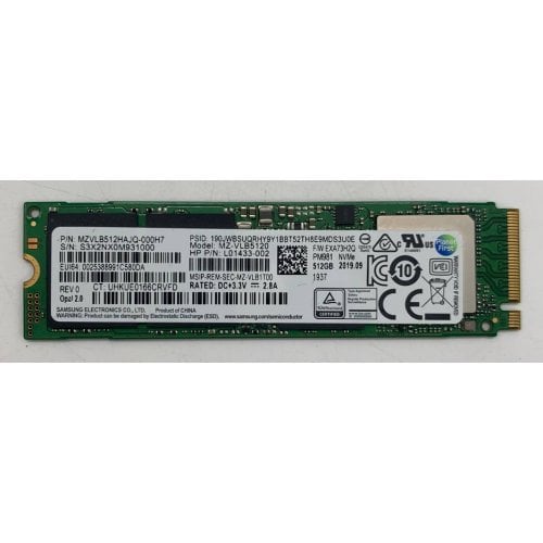 Ssd-диск Samsung PM981 V-NAND TLC 512GB M.2 (2280 PCI-E) NVMe x4 (MZ-VLB5120) (Восстановлено продавцом, 923947) купить в Украине | Telemart фото