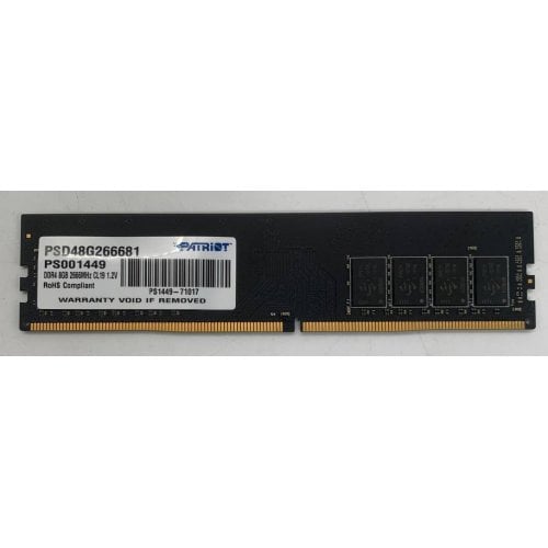 Озп Patriot DDR4 8GB 2666Mhz Signature Line (PSD48G266681) (Відновлено продавцем, 923968) купити в Україні | Telemart фото