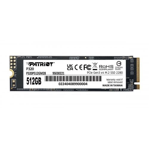 Ssd-диск Patriot P320 512GB M.2 (2280 PCI-E) NVMe x4 (P320P512GM28) (Восстановлено продавцом, 924099) купить в Украине | Telemart фото