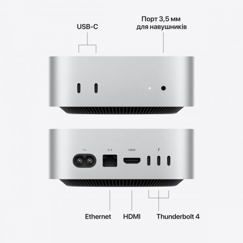 Компьютер Apple Mac Mini M6 16/256GB (MHQK4UA/A) Silver купить в Украине | Telemart фото