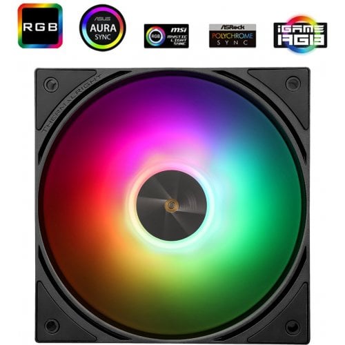 Уцінка кулер для корпусу Thermalright TL-P12-S Black (Розкрита упаковка, 924251) купити в Україні | Telemart фото