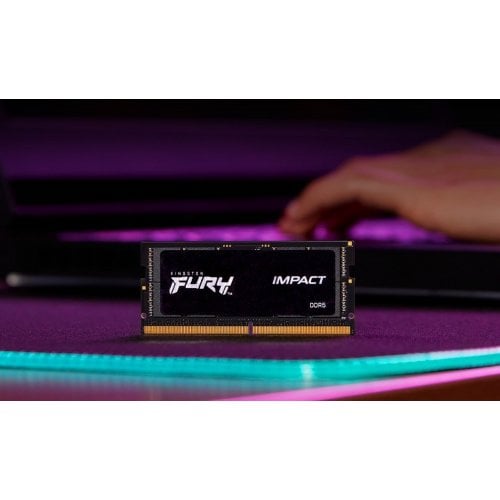 Уцінка озп Kingston SODIMM DDR5 16GB 4800Mhz FURY Impact Black (KF548S38IB-16) (Розкрита упаковка, 924258) купити в Україні | Telemart фото