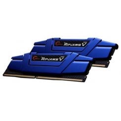 Озу G.Skill DDR4 16GB (2x8GB) 2666Mhz Ripjaws V Blue (F4-2666C15D-16GVB) (Восстановлено продавцом, 924264)