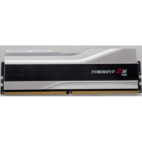 Озу G.Skill DDR5 16GB 5200Mhz Trident Z5 RGB Silver (F5-5200J3636C16GX2-TZ5RS) (Восстановлено продавцом, 924278) купить в Украине | Telemart фото