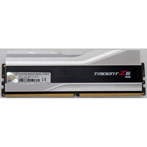 Озу G.Skill DDR5 16GB 5200Mhz Trident Z5 RGB Silver (F5-5200J3636C16GX2-TZ5RS) (Восстановлено продавцом, 924278) купить в Украине | Telemart фото