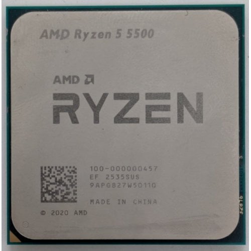 Процессор AMD Ryzen 5 5500 3.6(4.2)GHz 16MB sAM4 Tray (100-000000457) (Восстановлено продавцом, 924291) купить в Украине | Telemart фото