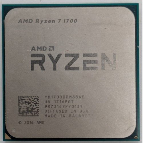 Процесор AMD Ryzen 7 1700 3.0(3.7)GHz 16MB sAM4 Tray (YD1700BBM88AE) (Відновлено продавцем, 924292) купити в Україні | Telemart фото
