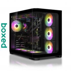 Комп'ютер Boxed Gaming RTX3080 Pro (BGP-7700N3080-D532S1TBK) Black / AMD Ryzen 7 7700 (3.8-5.3), 8 ядер / NVIDIA GeForce RTX 3080 / 32 ГБ (DDR5) / 1024 ГБ (SSD)