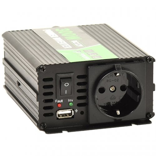 Автомобильный инвертор PowerPlant HYM300-122 12V (KD00MS0001) купить в Украине | Telemart фото