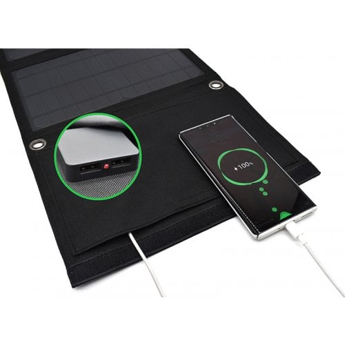 Сонячна панель PowerPlant Solar Panel 14W (PB930555) купити в Україні | Telemart фото