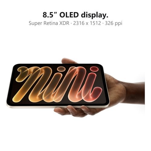 Планшет Apple iPad Mini 8.5" Wi-Fi 2026 512GB with Nano-texture Glass (MJ6Y4TY/A) Starlight купить в Украине | Telemart фото