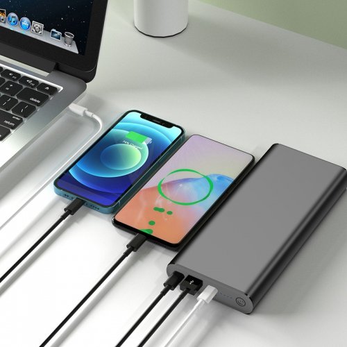 Powerbank PowerPlant 26800mAh 100W (PB930470) Black купити в Україні | Telemart фото