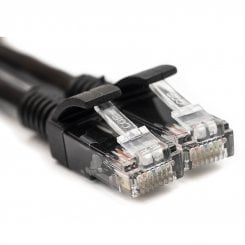 Патч-корд PowerPlant UTP RJ45 Cat5e 5m (CA911608) Black