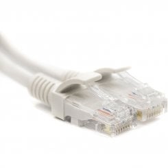 Патч-корд PowerPlant UTP RJ45 Cat5e 20m (CA912612) White