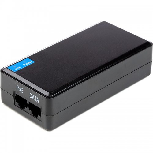PoE-инжектор PowerPlant PoE Injector 1ch 48V 0.4A (POE-004) купить в Украине | Telemart фото