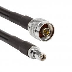 Коаксиальный кабель PowerPlant LMR-400 N-male to RP-SMA-male 5m (TV991488) Black