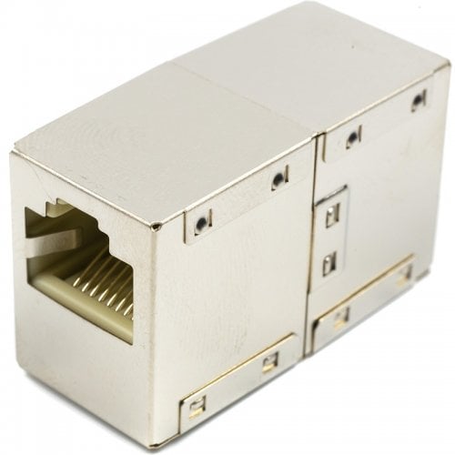 Коннектор PowerPlant Cat5e UTP RJ45 Coupler Shielded (TV992140) купить в Украине | Telemart фото