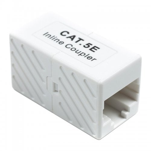 Коннектор PowerPlant Cat5e UTP RJ45 Coupler (TV992157) купить в Украине | Telemart фото