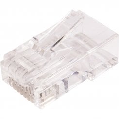 Коннектор PowerPlant RJ45 8P8C UTP Cat6 LY-US010 100pcs (TV992317) Transparent