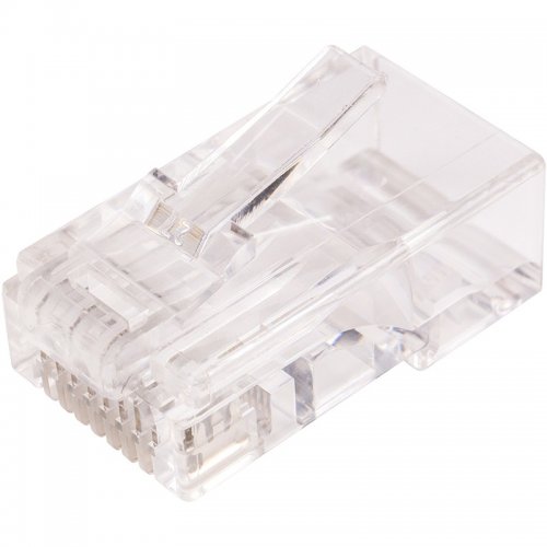 Коннектор PowerPlant RJ45 8P8C UTP Cat6 LY-US010 100pcs (TV992317) Transparent купить в Украине | Telemart фото