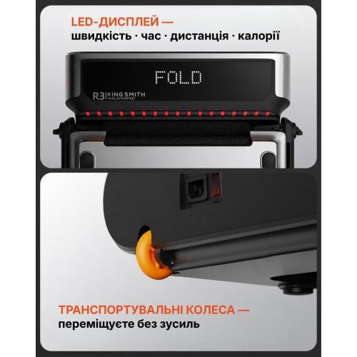 Дорожка для ходьбы KingSmith R3 JustWalk Black купить в Украине | Telemart фото