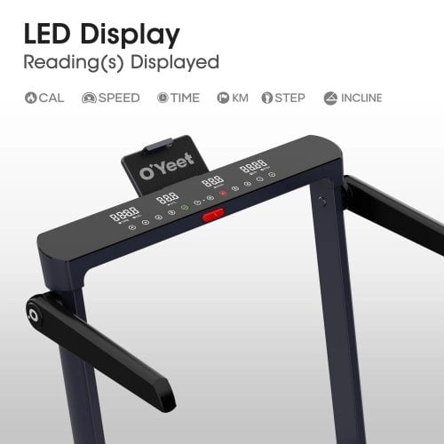 Беговая дорожка Oyeet TM-YT104 Grey купить в Украине | Telemart фото