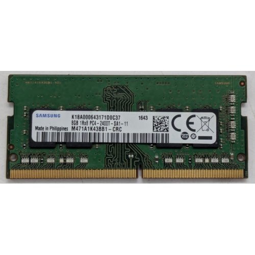 Озу Samsung SODIMM DDR4 8GB 2400Mhz (M471A1K43BB1-CRC) (Восстановлено продавцом, 924651) купить в Украине | Telemart фото