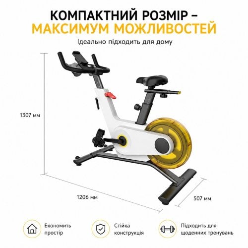 Велотренажер KingSmith PB08S White купить в Украине | Telemart фото