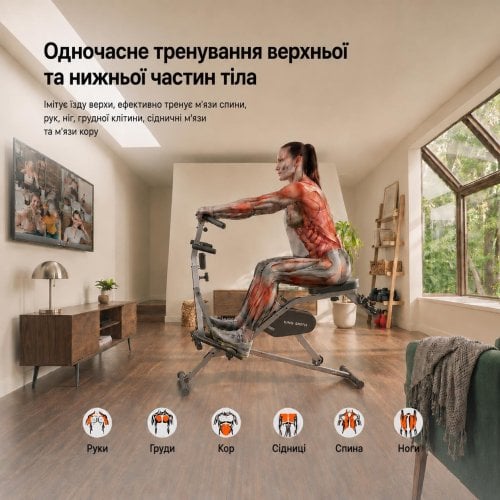 Тренажер-райдер KingSmith RIDER001 Black купить в Украине | Telemart фото