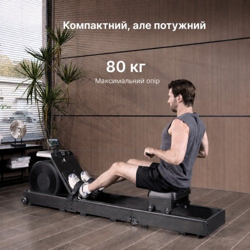Гребной тренажер KingSmith WM20 Black купить в Украине | Telemart фото