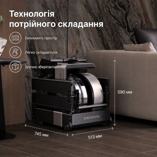 Гребной тренажер KingSmith WM20 Black купить в Украине | Telemart фото