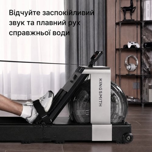 Гребной тренажер KingSmith WM20 Black купить в Украине | Telemart фото