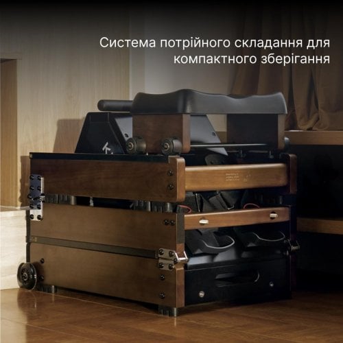 Гребной тренажер KingSmith WR20 Black Walnut купить в Украине | Telemart фото