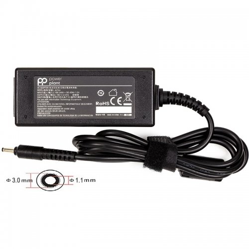 Блок питания для ноутбука PowerPlant Acer 19V 2.37A 45W 3.0x1.1mm (AC45F3011) Black купить в Украине | Telemart фото