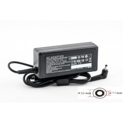 Блок питания для ноутбука PowerPlant Acer 19V 3.42A 65W 3.0x1.1mm (AC65F3011) Black
