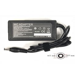 Блок питания для ноутбука PowerPlant Acer/Asus 19V 3.42A 65W 5.5x2.5mm (AC65F5525) Black