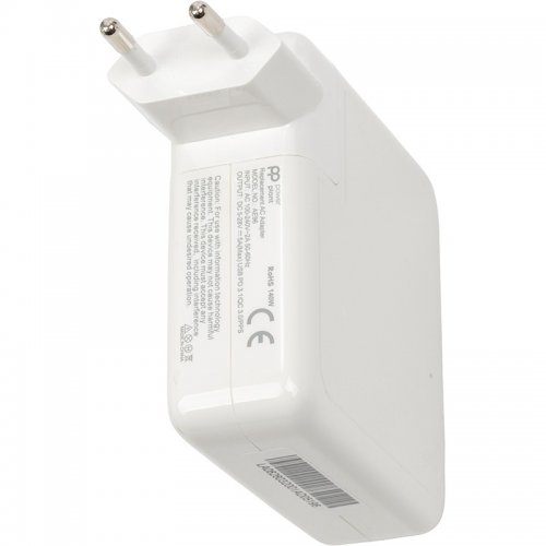 Блок питания для ноутбука PowerPlant Apple 5-28V 5A 140W USB Type-C (AP140USBC) White купить в Украине | Telemart фото