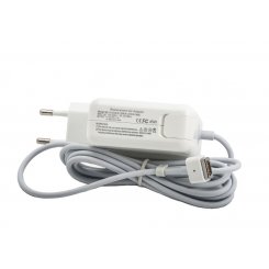 Блок питания для ноутбука PowerPlant Apple 14.5V 3.1A 45W MagSafe (AP45PMAG) White