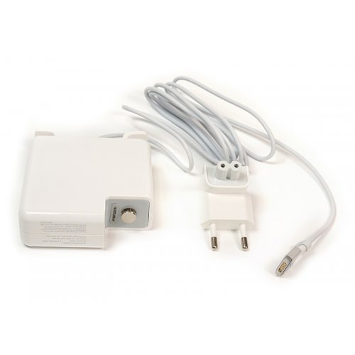 Блок питания для ноутбука PowerPlant Apple 20V 4.25A 85W MagSafe 2 (AP85HMAG2) White купить в Украине | Telemart фото
