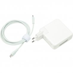 Блок питания для ноутбука PowerPlant Apple 20V 3A 87W USB Type-C (AP87USBC) White