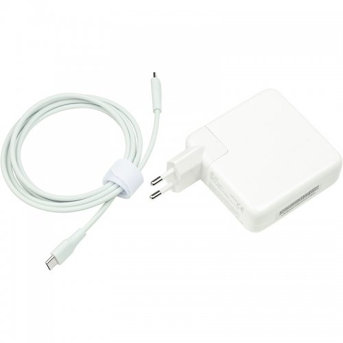 Блок питания для ноутбука PowerPlant Apple 20V 3A 87W USB Type-C (AP87USBC) White купить в Украине | Telemart фото