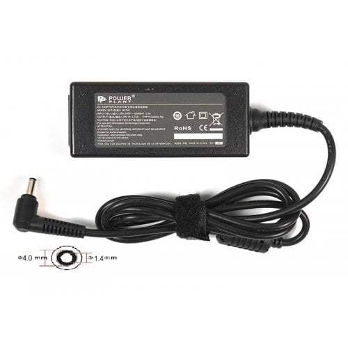Блок питания для ноутбука PowerPlant Asus 19V 1.75A 33W 4.0x1.35mm (AS33F4014) Black купить в Украине | Telemart фото