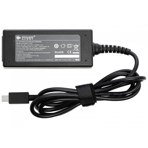 Блок питания для ноутбука PowerPlant Asus 19V 1.75A 33W Mini USB (AS33FMUSB) Black купить в Украине | Telemart фото