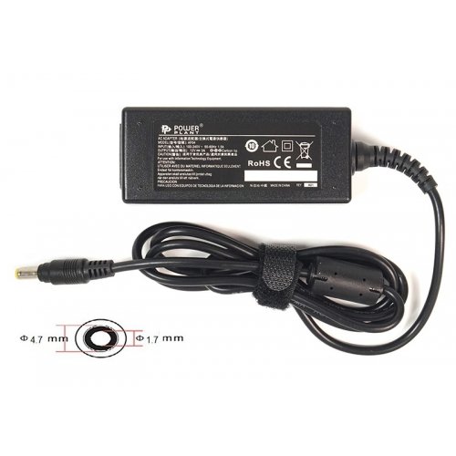 Блок питания для ноутбука PowerPlant Asus 12V 3A 36W 4.7x1.7mm (AS36A4717) Black купить в Украине | Telemart фото