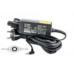 Блок питания для ноутбука PowerPlant Asus 19V 2.1A 40W 2.3x0.7mm (AS40F2307) Black